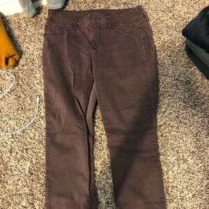 Maroon jeans